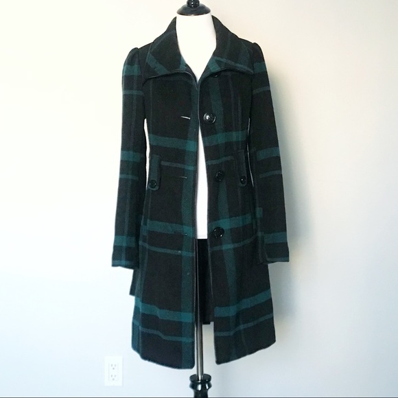 Steve Madden Jackets & Blazers - Steve Madden green plaid coat
